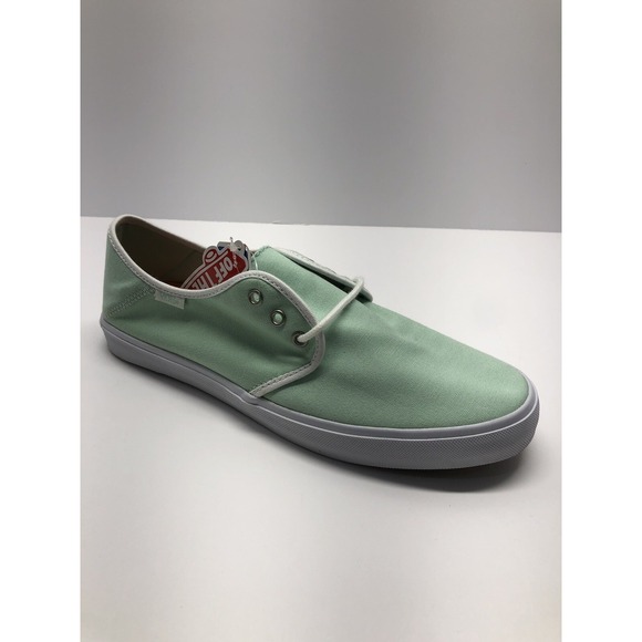 Vans Shoes - VANS Tazie SF Gossamer Green White Sneakers Womens Size 10